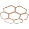 Ekena Millwork Florin Wood Fretwork Pierced Ceiling Medallion, Cherry, 28"OD x 12"ID x 1/4"T CMWP28X28X0250FOCH - alternate 2